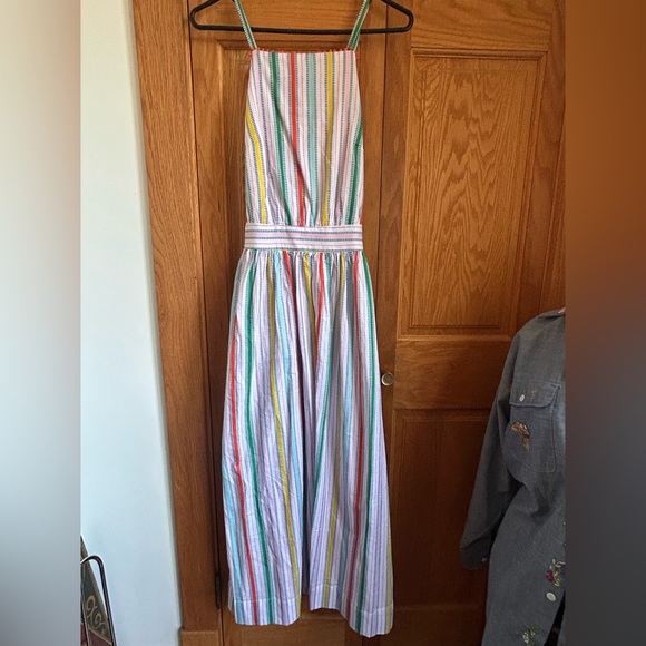 Boden Colorful Striped Casual Dress - Picture 1 of 7